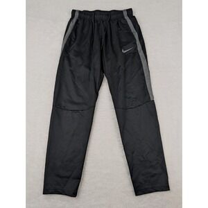 Nike Sweatpants Men's L Black Gray Relaxed Fit Basketball Joggers Pants
